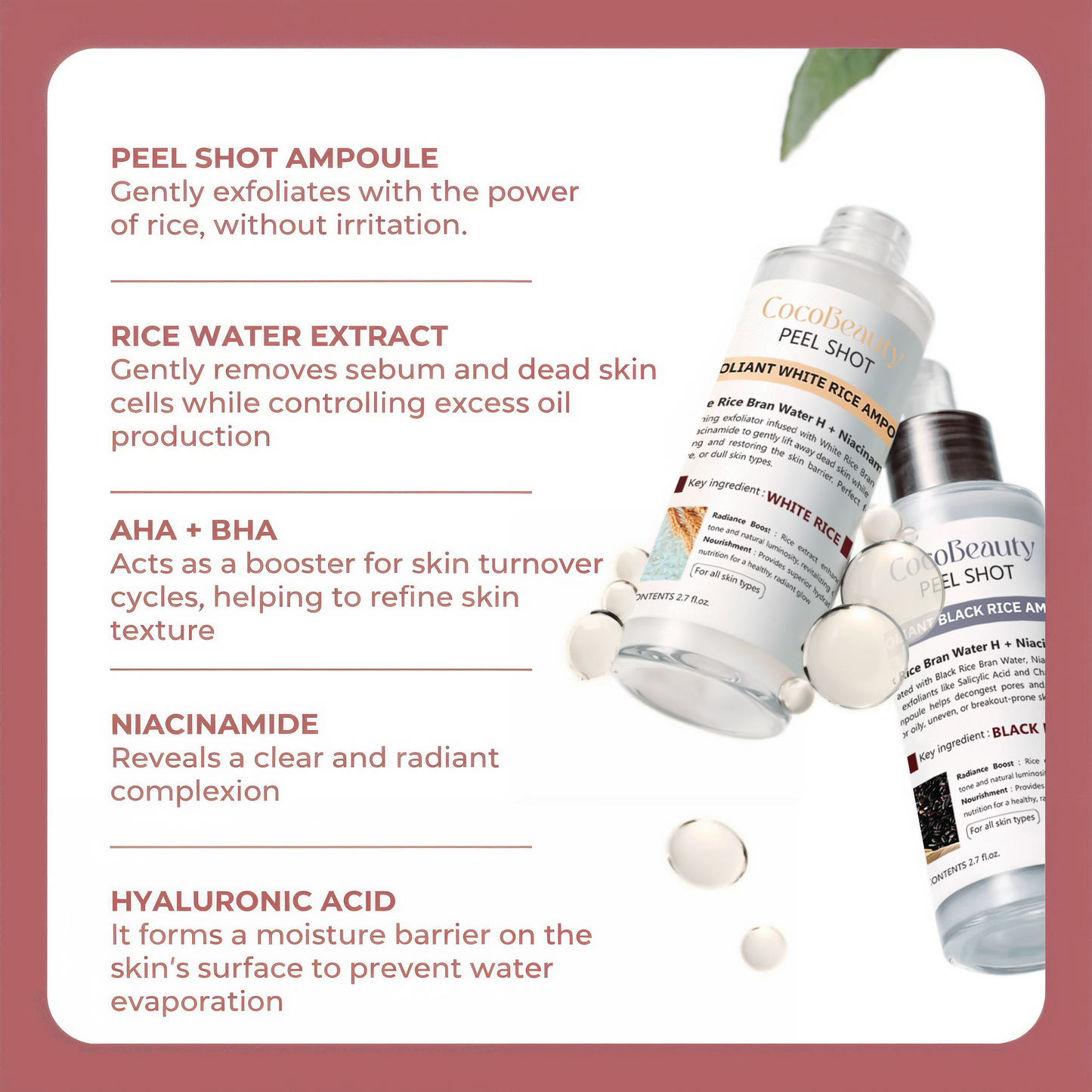 PureMelaxin® - Peel Shot Glow Rice Bundle